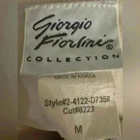 Giorgio Fiorlini Dress Vintage Y2K Lace Asymmetric V-Neck Slip Medium - Picture 6 of 8